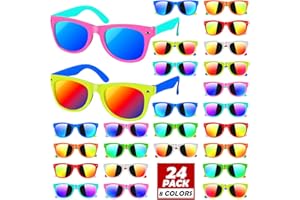 OLIKER Kids Sunglasses Bulk,24Pack Kids Sunglasses with UV400 Protection,Kids Sunglasses Party Favors,for Boys Girls Age 3-8