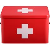 Cassetta Portamedicinali In Plastica Rosa Con Manico E Vassoio Rimovibile - 31,5x21x19,5 Cm - Pronto Soccorso Domestico E Da Viaggio - 5