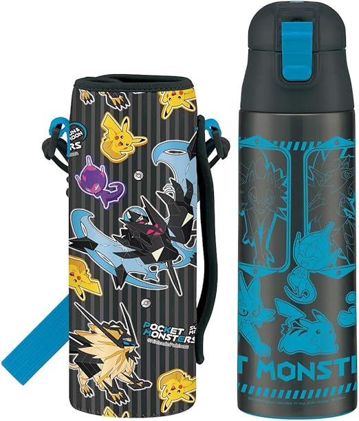 Amazon スケーター 直飲み ステンレス 水筒 580ml ボトルカバー付き ポケットモンスター サン ムーン Ksdc6n 水筒 マグボトル オンライン通販