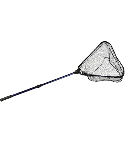 Attwood 12772-2 Small Fold-N-Stow Folding Knot-Free Fishing Net : Sports & Outdoors