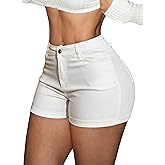Avanova Women Faux Leather High Waist Legging Shorts Summer Sexy Stretchy Shorts