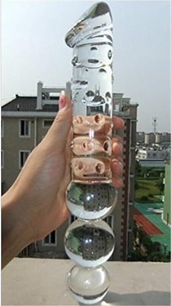 Hochwertig Glas Kristall Dildo Glasdildo G-punkt Penis Anal Butt Plug Masturbation Stimulator SM Spielzeug Sex-Toys Sex Spaß 