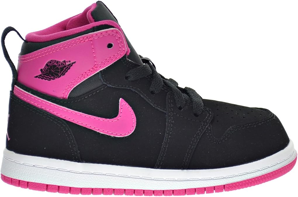 Amazon.com | Jordan 1 Retro High GT Toddler Shoes Black/Vivid Pink/White 705324-008 (10 M US 