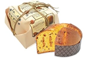Chiostro Di Saronno Panettone Rustic Hand Wrapped (Marrons Glaces Chestnuts)
