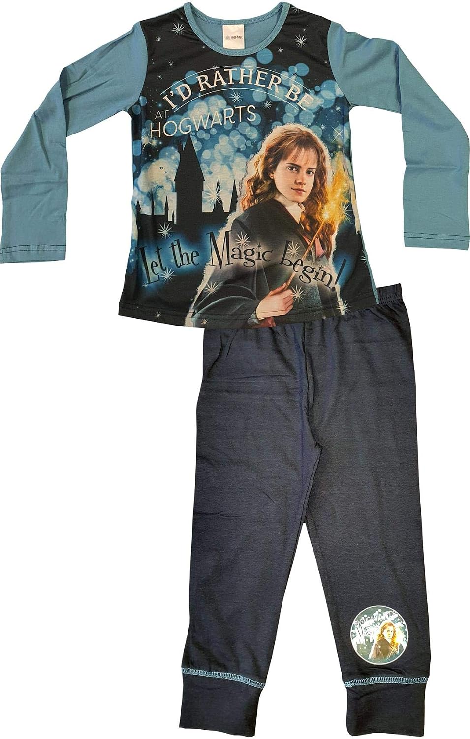 Pigiama Harry Potter Per Bambine 7-12 Anni - Morbido Pigiama Lungo Con Design Hogwarts Esclusivo - Vestibilità Perfetta Con Braccia E Gambe Lunghe - The Pyjamafactory W16
