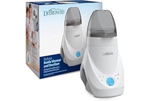Dr. Brown's Deluxe Baby Bottle Warmer and Sterilizer for Formula, Breast Milk, and Baby Food Jars