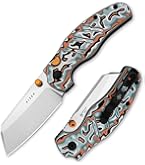 Amazon.com: Kizer Momo Pocket Folding Knife, 4.11” 14C28N Blade