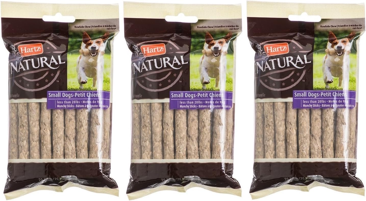 hartz natural rawhide chews