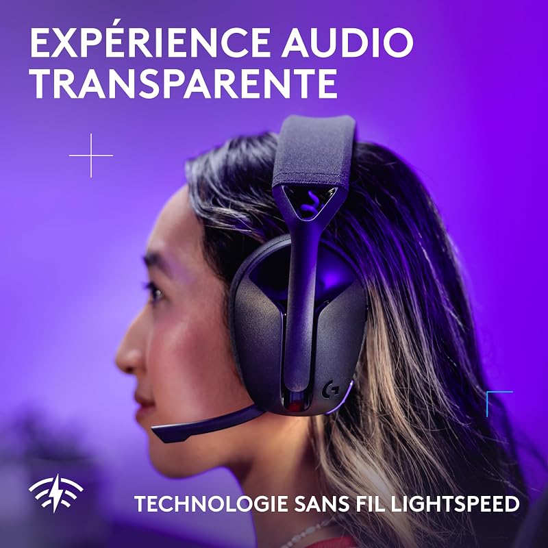 G321 LIGHTSPEED, casque gaming Bluetooth sans fil - Noir