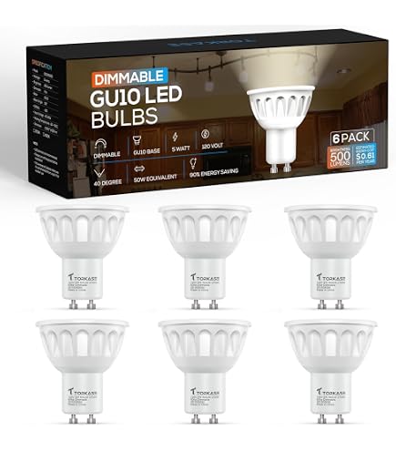 Pack De 10 Bombillas LED GU10 3W | Luz Blanca Fría | Ahorro Energético A+
