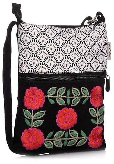 Pick Pocket Womens Sling Bag ( Black,slblkwemb52)