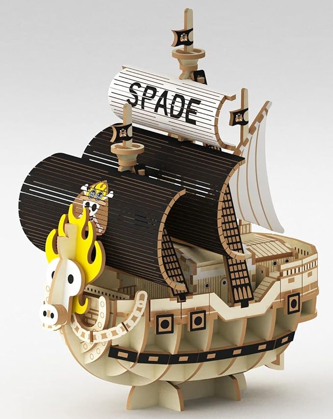 Amazon エーゾーン 木製立体パズル Wooden Art Ki Gu Mi ワンピース スペード海賊団の海賊船 アニメ 萌えグッズ 通販