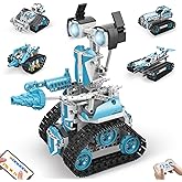 Ansnibe Robot Building Kit with APP/Remote Control STEM Gifts for Boys Age 6-16,Technic Coding Robotic Toys for Kids Birthday, Buildable 5in1 Models with 720 Pieces