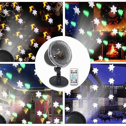 WYYZSS Navidad Luces del proyector, Patrones infinitoo ...