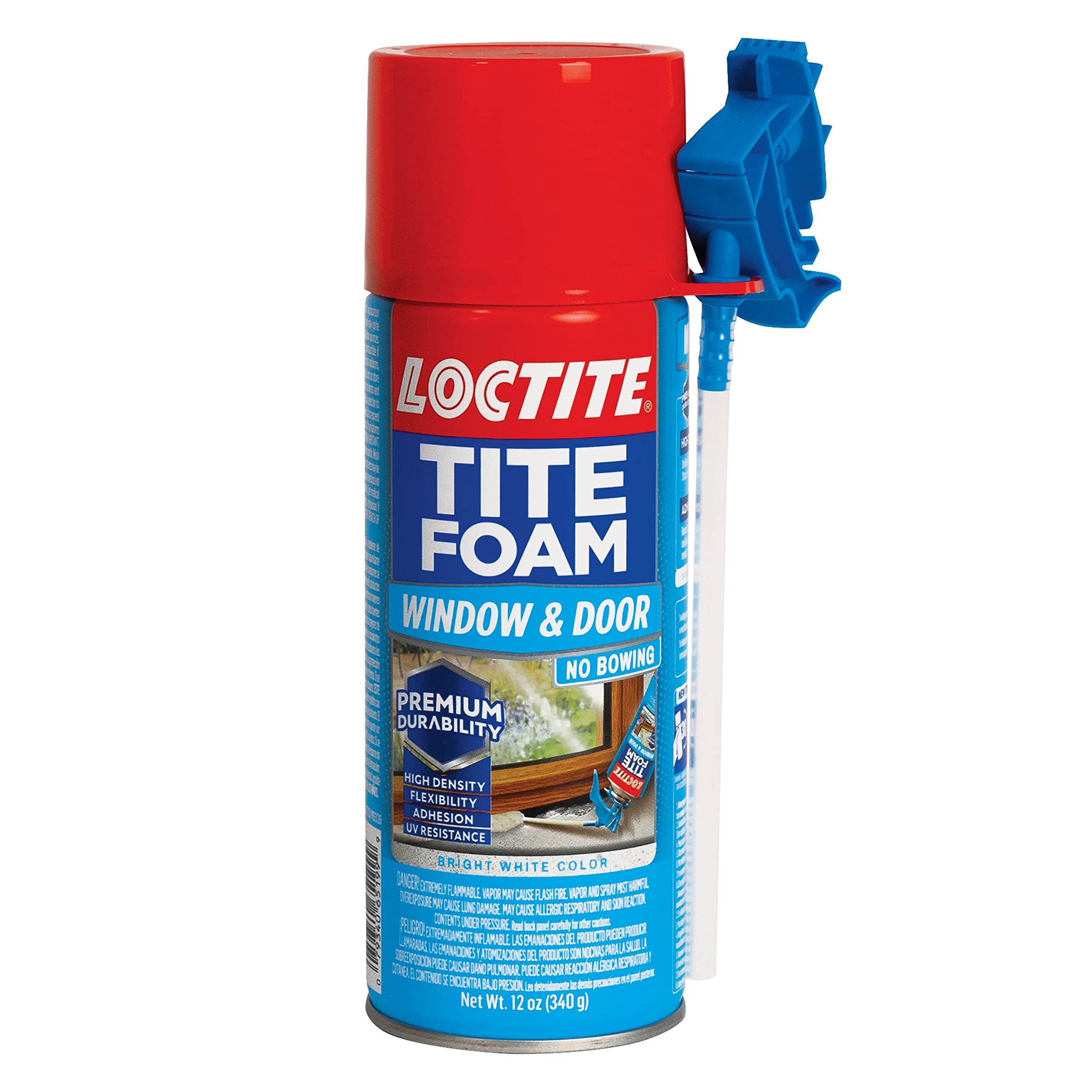 Loctite Tite Foam Window & Door White Insulating Foam Sealant, 12 oz, 1, Can