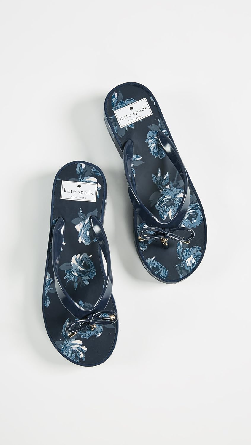 kate spade navy flip flops