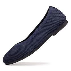 Frank Mully Womens Square Toe Flat Shoes