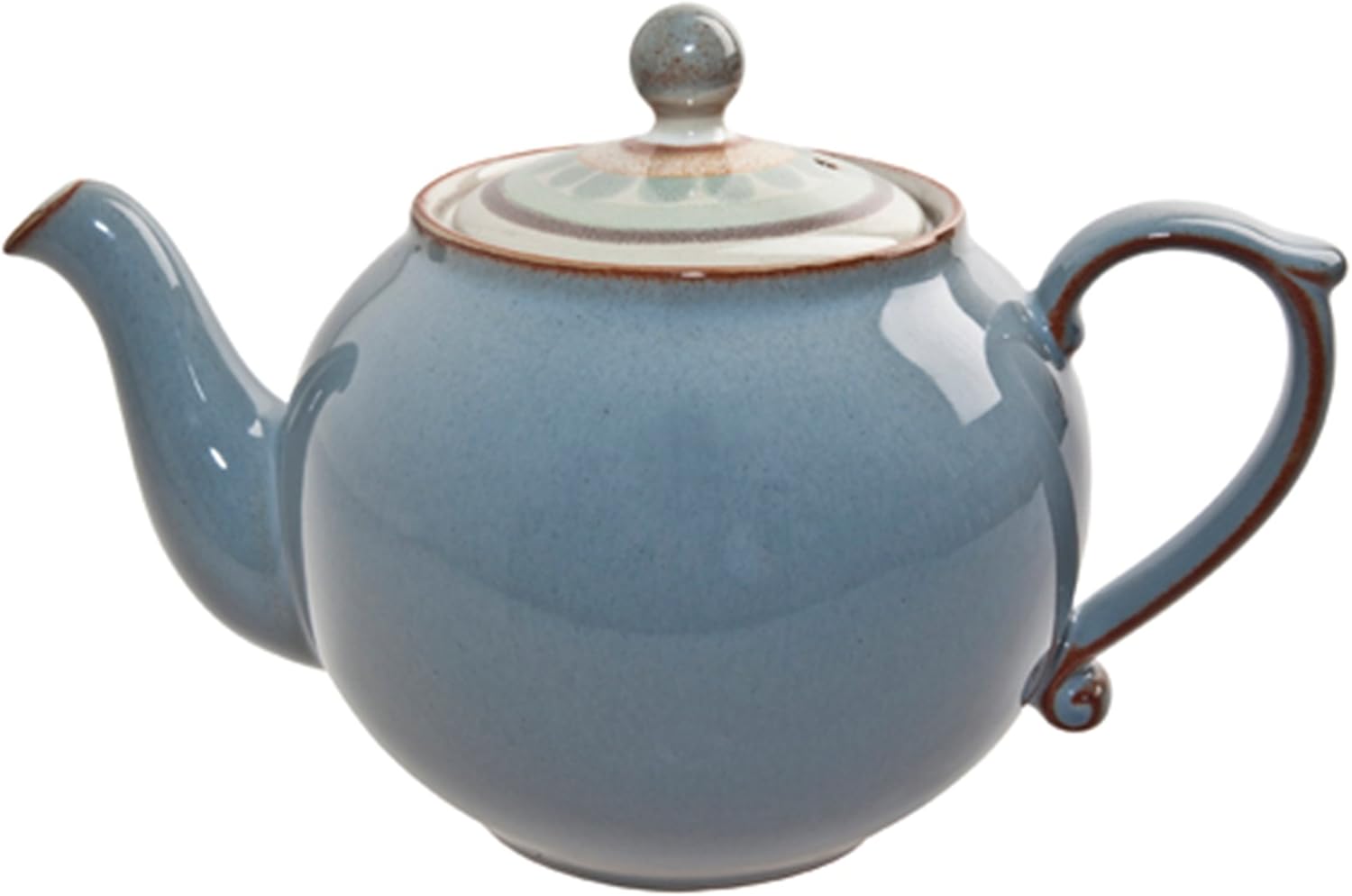Denby Heritage Terrace Accent Teapot, Gray Kitchen & Dining