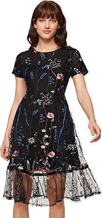 amazon embroidered dress