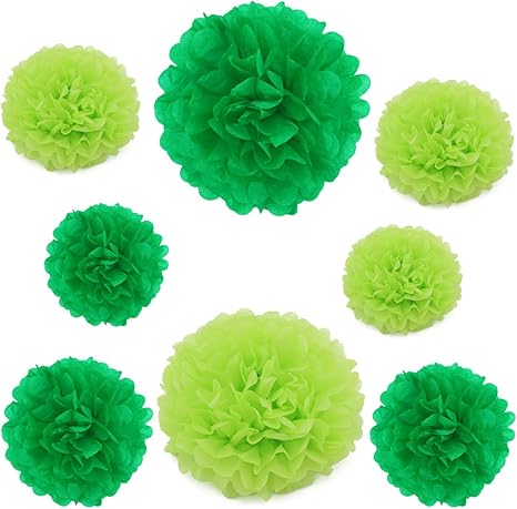 Amazon Com 16pcs Mix Size 6 8 12 Tissue Paper Pom Poms