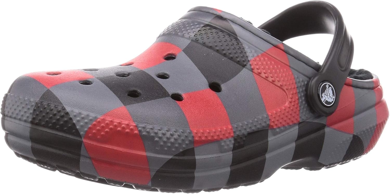 Crocs Unisex Classic Buffalo Plaid Lined Clog, 4 UK Amazon.co.uk Shoes & Bags