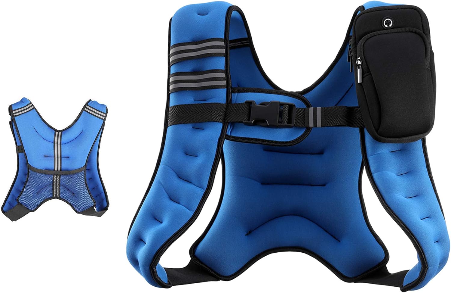 Z ZELUS Weighted Vest 12 lbs. Weight Vest with Reflective Stripe for