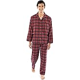 Fruit of the Loom mens Flannel Pajama Sleep Set
