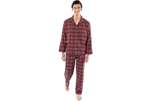 Fruit of the Loom mens Flannel Pajama Sleep Set