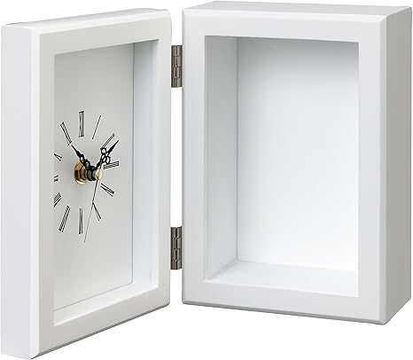 Amazon ミレニアムアート Newプリ時計フレーム M縦置き ホワイト Ml905 01 ホワイト サイズ 24 3x16 7x6cm オープン時 11 9x16 7x6 4cm クローズ時 Ml905 01 花資材 オンライン通販
