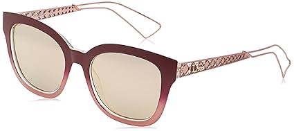 Christian Dior Damen DIORAMA1 0J 2IF Sonnenbrille, Rot (Mtburg Coral/Grey Rose Gd Grey Speckled), 52