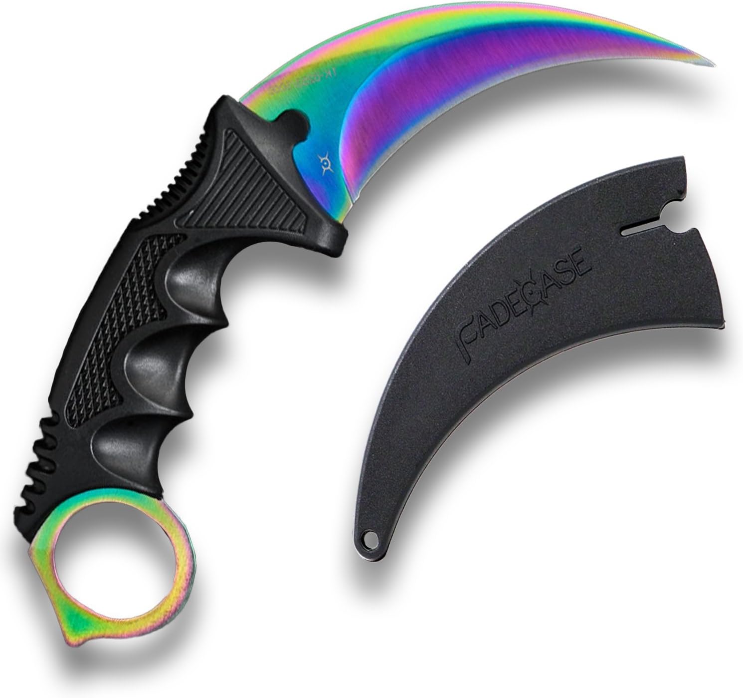 FadeCase Karambit Classic Fixed Blade Tactical Knife Collectible Skins Variation