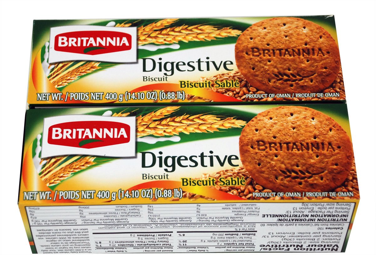 Britannia High Fiber Digestive Biscuit 14.1 Oz