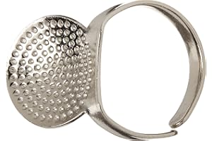 Clover Adjustable Ring Thimble with Plate