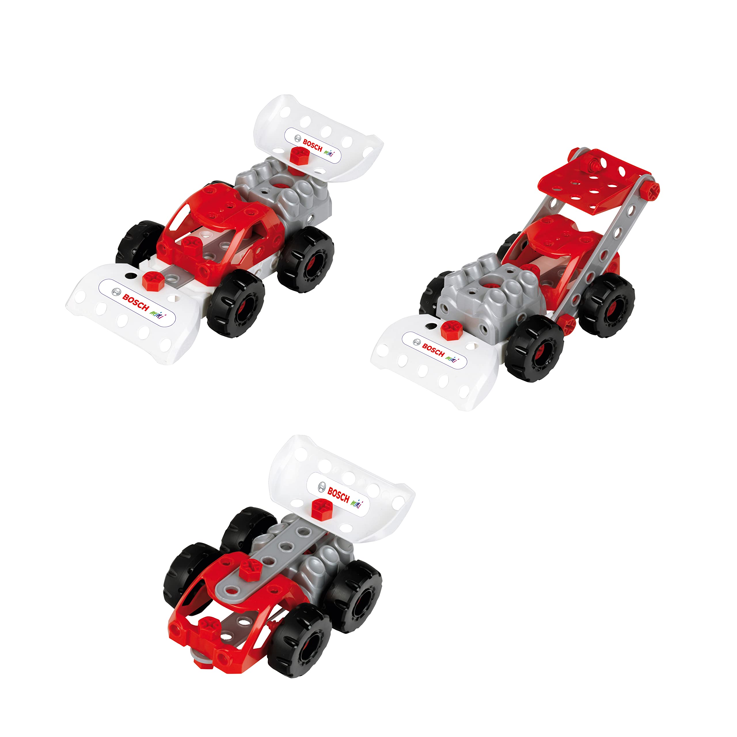 Theo Klein 8793 - Bosch 3 In 1 Racing Team Construction Set, Multicolour