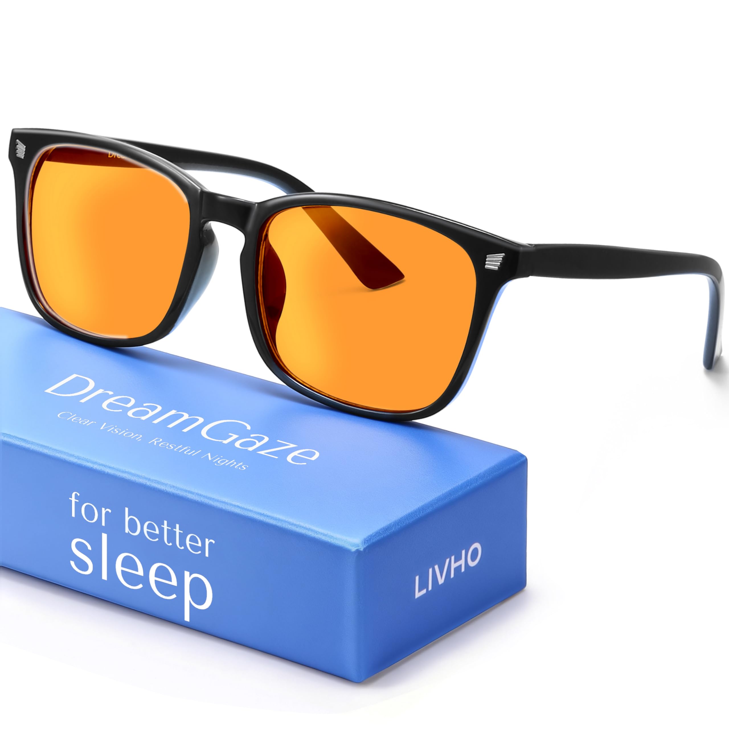 Photo 1 of DreamGaze Blue Blocking Glasses for Better Sleep, Anti Blue Light Glasses Men, Gaming Glasses For Men, Anti Eyestrain