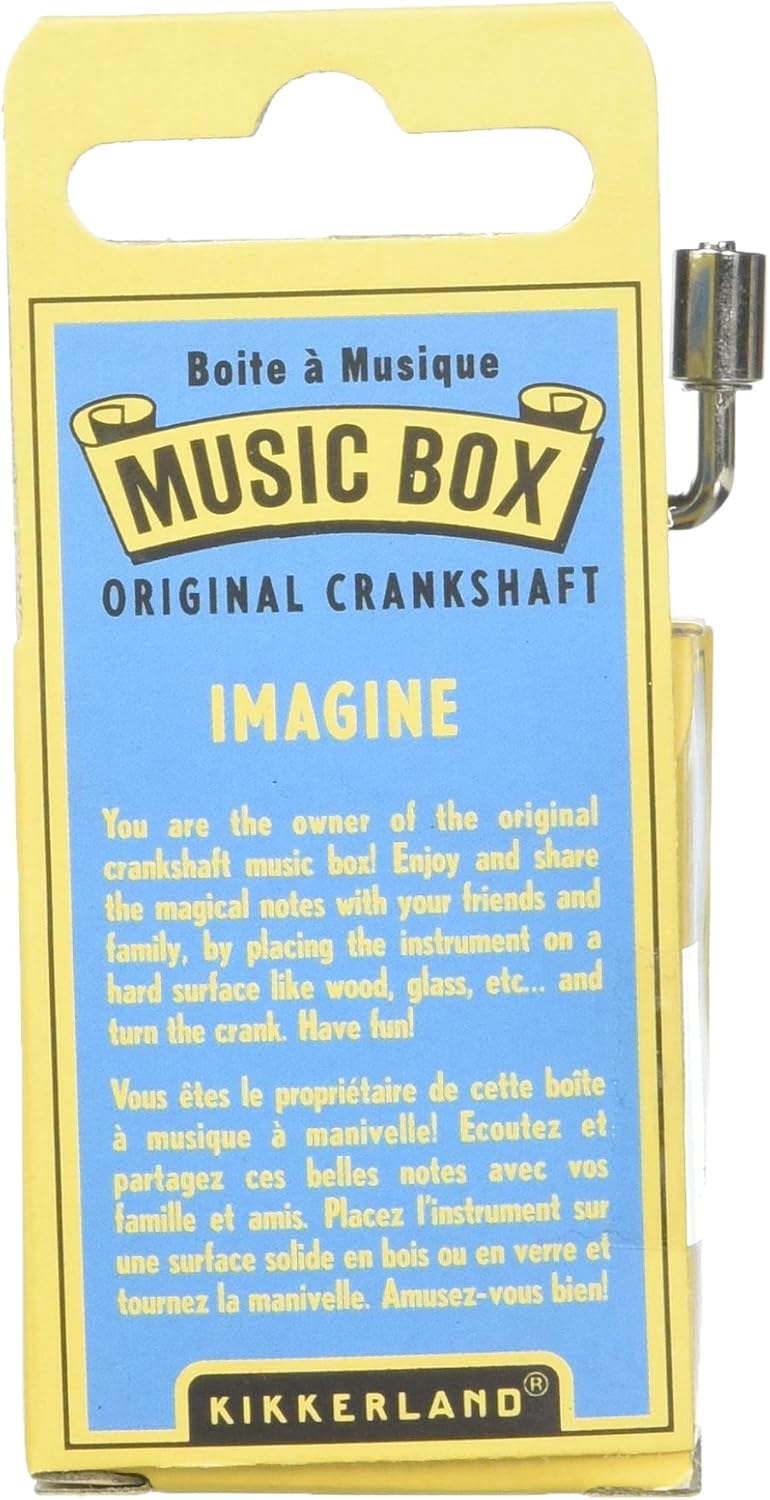 Kikkerland Imagine Music Box, Siler - Image 3