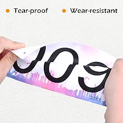 TRIWONDER Tyvek Running Bib Competitor Numbers with