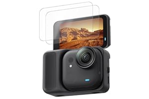 K&F CONCEPT Optical Tempered Glass Screen Protector for Insta360 Go Ultra, 9H Hardness, Anti-Oil, Anti-Smudge, Anti-Fingerpri