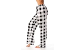 YUTANRAL Pants for Women 2024 Trendy High Waisted Wide Leg Sweatshirt Pants Lounge Baggy Comfy Pajama Pants with Pockets