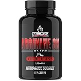 Dr. Emil - Elite L Arginine (3150mg) + L-Citrulline Highest Dose - Nitric Oxide Supplement for Vascularity, Endurance and Heart Health (AAKG and HCL) - 90 Tablets