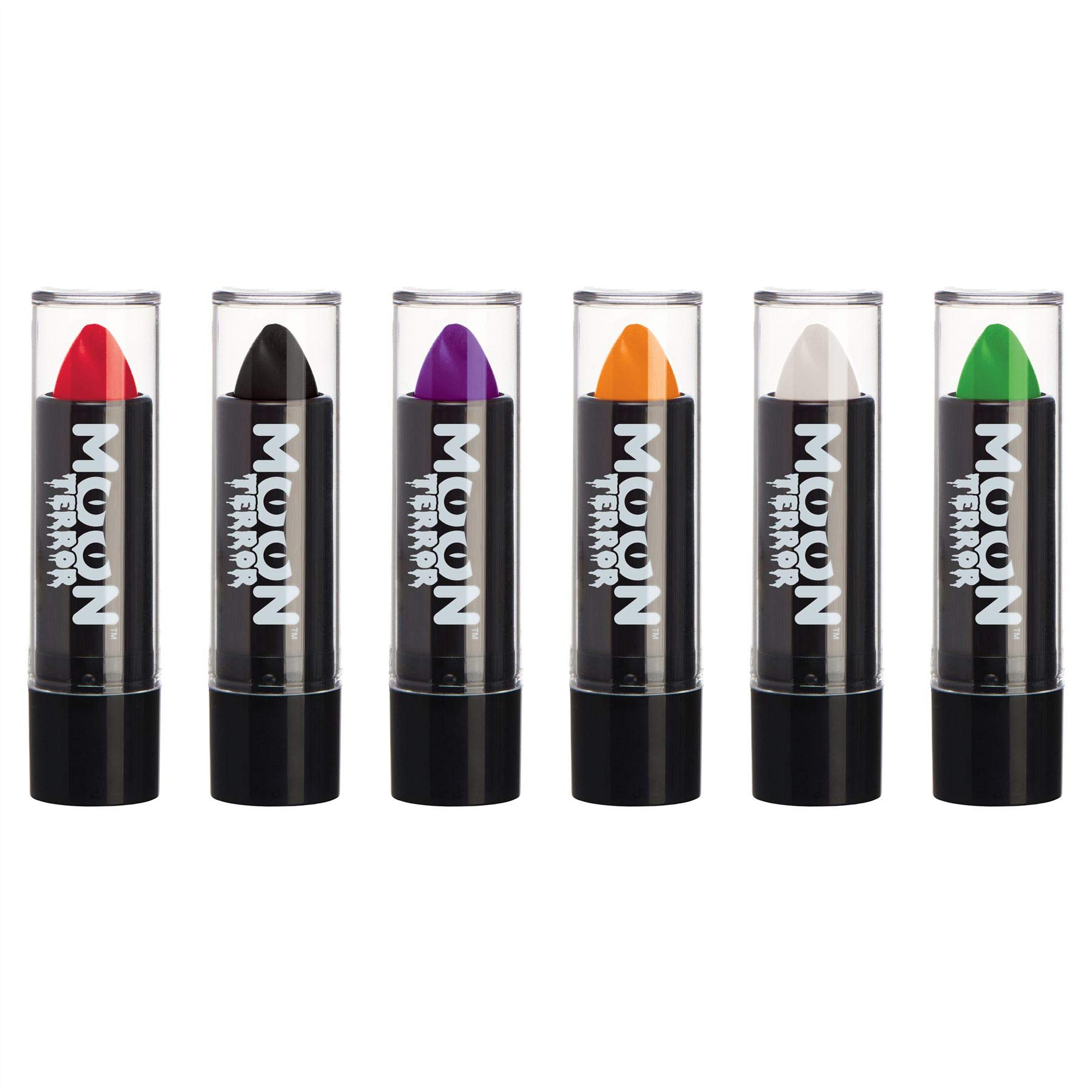 Halloween Lipstick by Moon Terror | Set of 6 | SFX Make up, Special Effects Make up | 4.2g