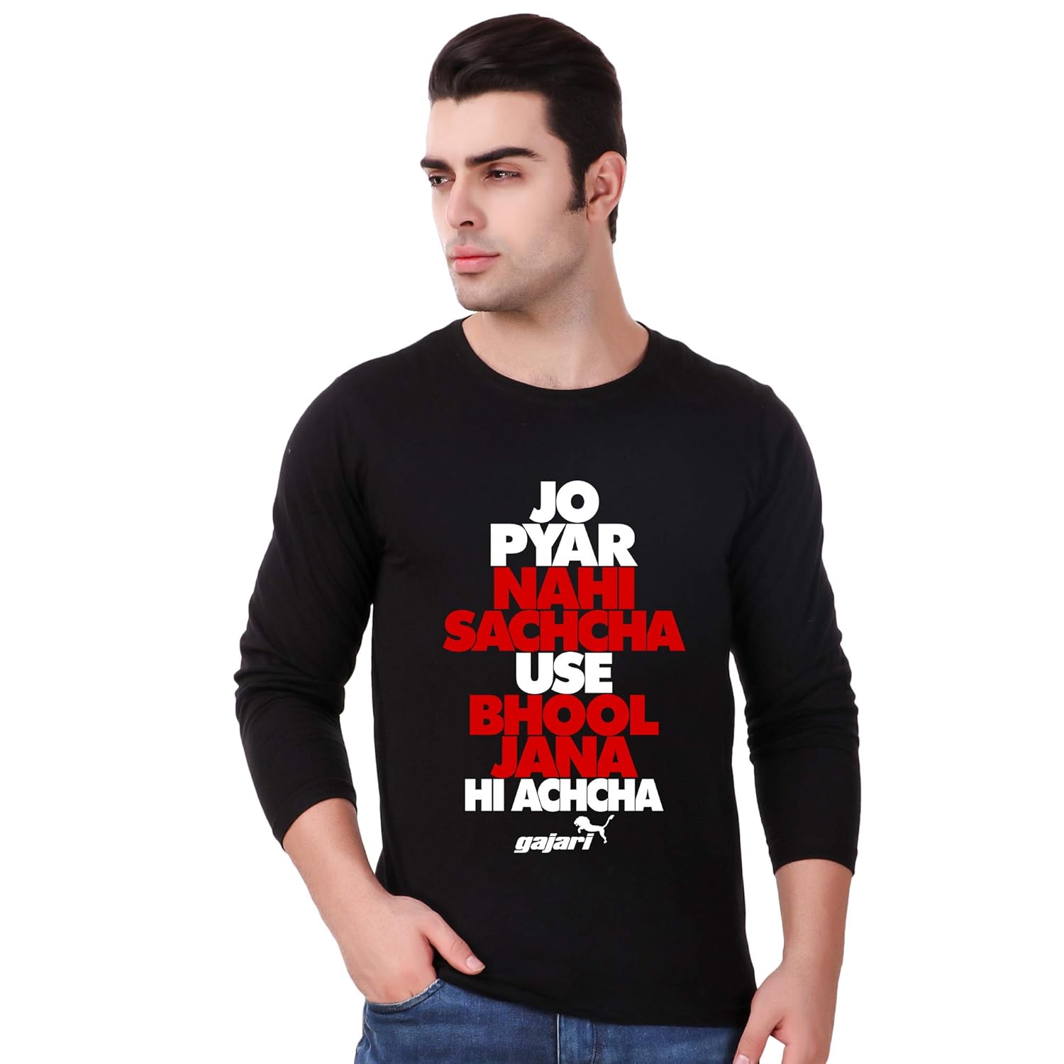 Buy Jo Pyar Nahi Sachcha Use Bhool Jana Hi Achcha T Shirt For Men