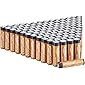 Amazon Basics 100 Pack AAA High-Performance Alkaline Batteries, 10-Year Shelf Life, Easy to Open Value Pack