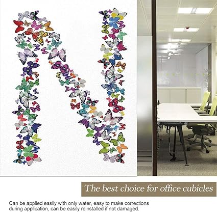 Amazon Com Yoliyana 3d Window Films Antifouling Letter N