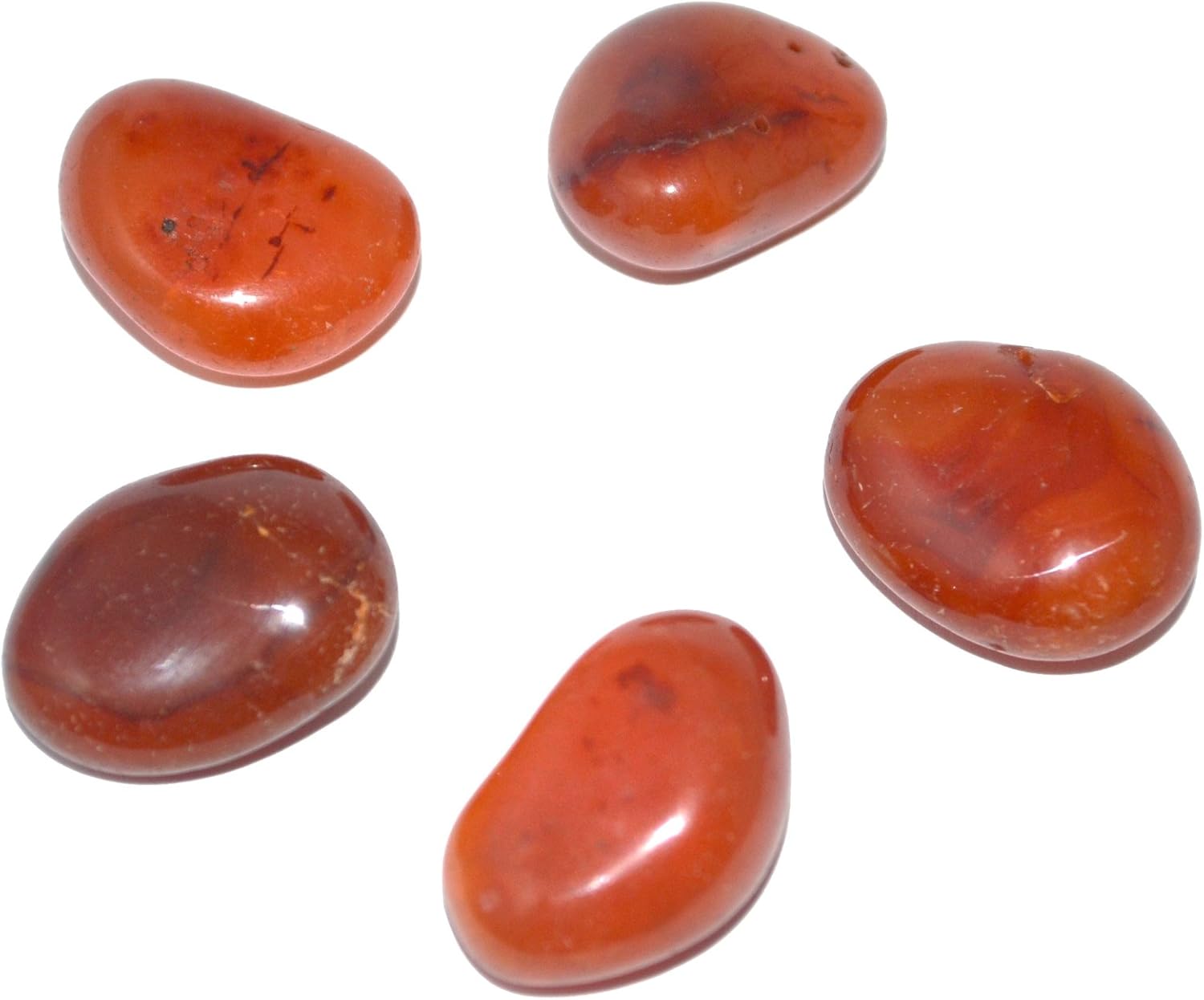 Tumbled Carnelian - Healing Stone, Metaphysical Healing, Chakra Stone: Health & Personal Care