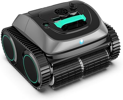 C1 Robot Piscine 160min Batterie, 160m² Fond, Parois, Ligne d'eau