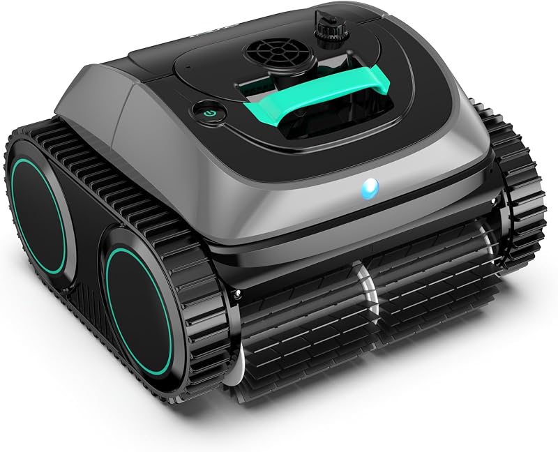 C1 Robot Piscina 160min Batteria,160m² Fondo Mura Linea Acqua