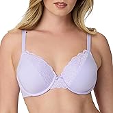 Maidenform Women's Padded Underwire Bra, Full Coverage T-Shirt Bras for Women, Convertible, Seamless (Plus