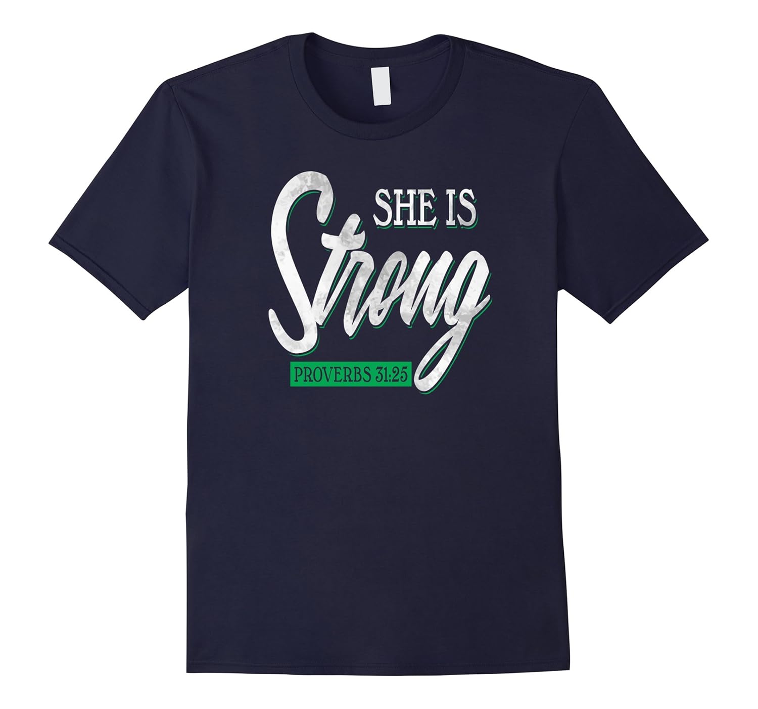 Inspirational Gifts for Christians T-Shirt She Is Strong-Rose