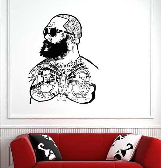Amazon Com Rick Ross Wall Decals Decor Vinyl Stickers Gmo2506